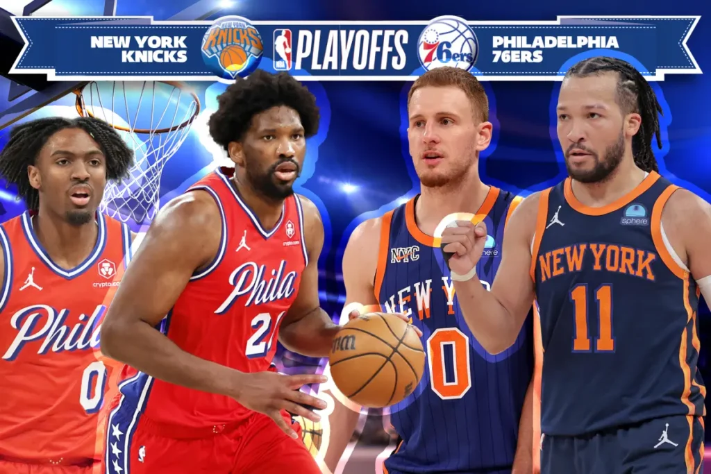 Knicks vs 76ers Match Player Stats