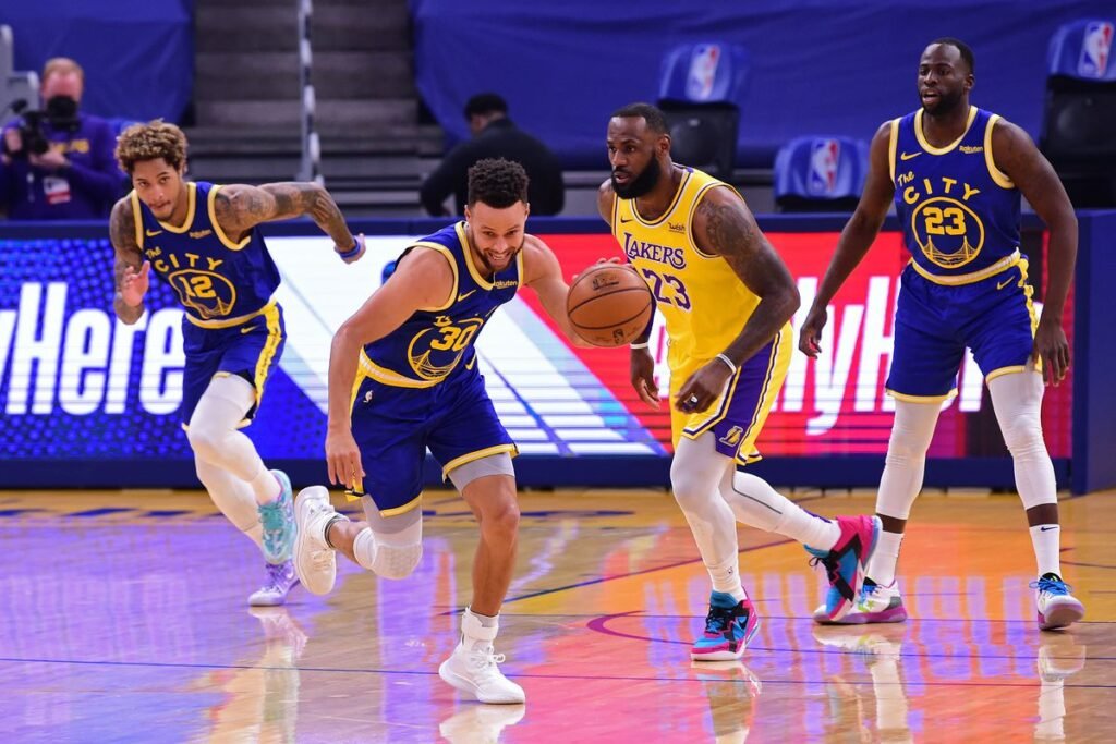 lakers vs golden state warriors match player stats