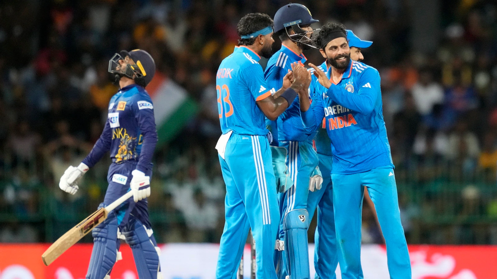 Sri Lanka national cricket team vs India national cricket team match scorecard